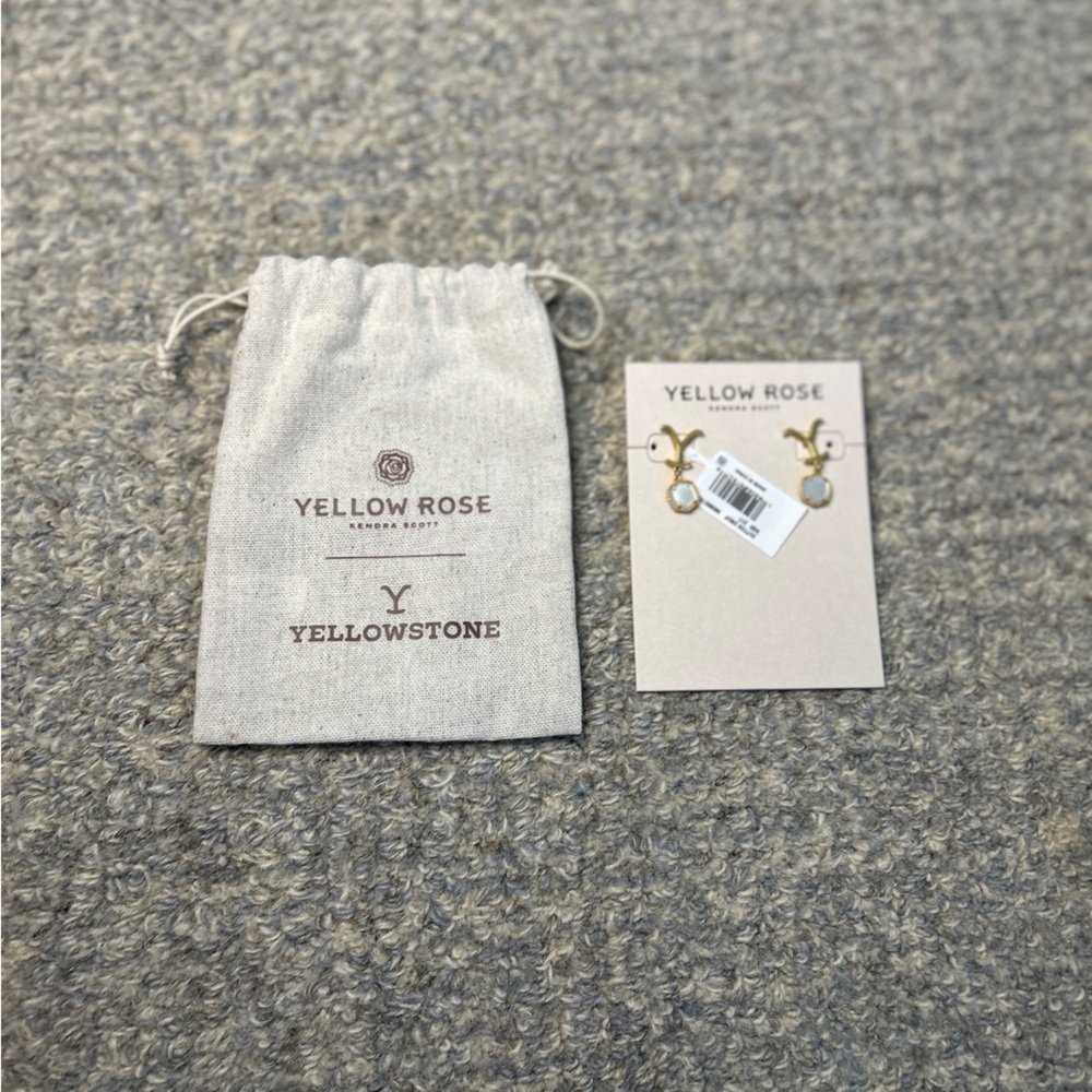 Yellow Rose by Kendra Scott x Yellowstone Dutton Drop Earring - NWT